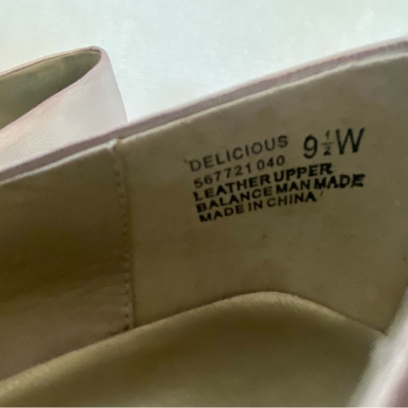 NWOT — Retro Bellini Metallic Lavender Leather Pumps, Size 9.5 W - Picture 10 of 14